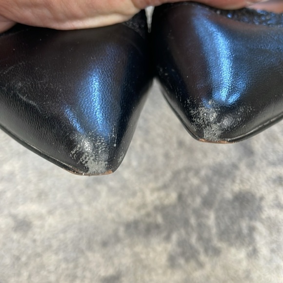 Linea Paolo Niara Glitter Flat Pointed Toe Mary Jane Black Sparkle Sz 11 - Picture 5 of 13